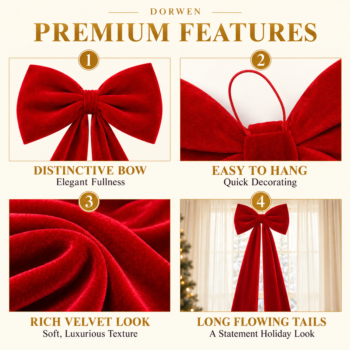 Oversized Christmas Bow